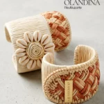 Brazalete artesanal tejido
